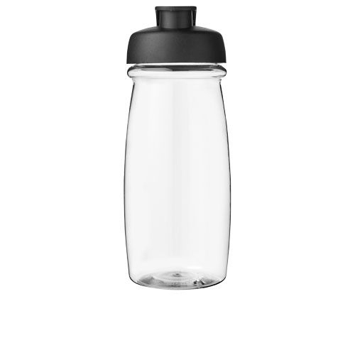 PF210054-16H2O Active® Pulse 600 ml Sportflasche mit Klappdeckel_ transparent_schwarz