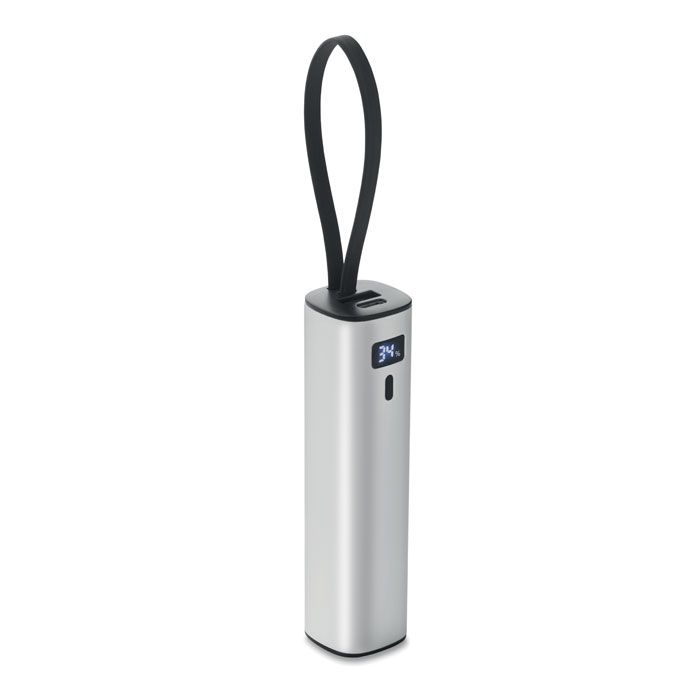 MO3144-16Powertube Powerbank 5000mAh PD 20W_ mattsilber