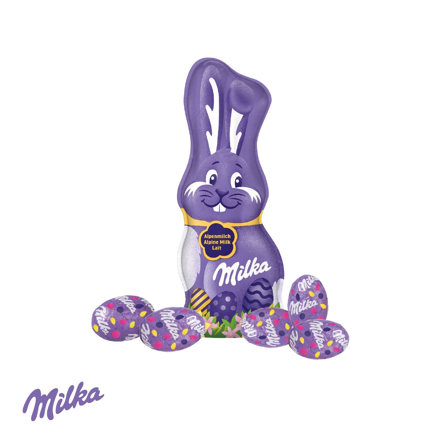 CD94695-01Grosses Osternest mit Schokolade von Milka_ Milka Schokomischung
