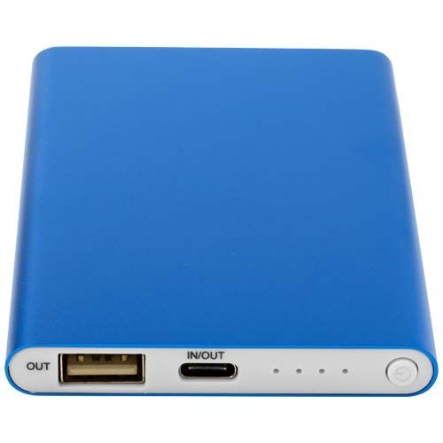 PF124380-2Pep 4000 mAh Type-C Powerbank aus recyceltem Aluminium _ royalblau