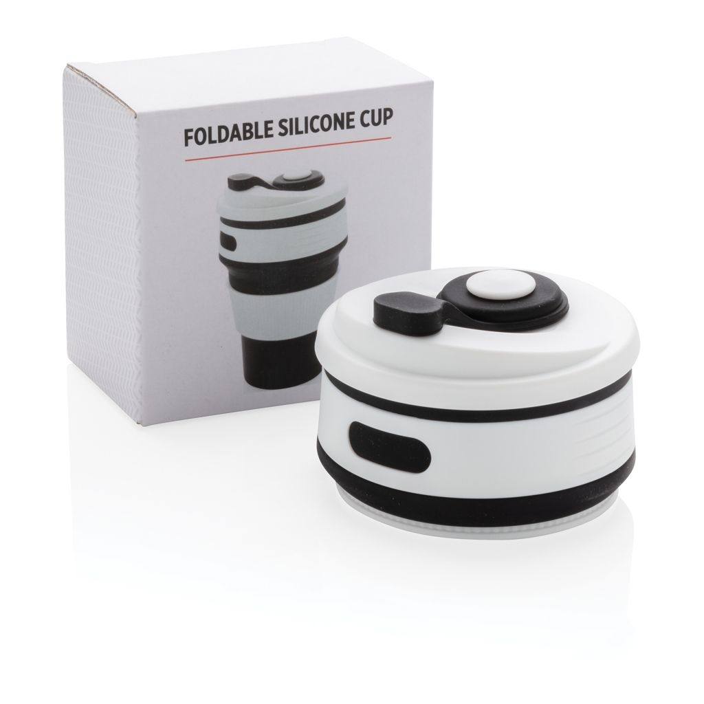 XDP432.60-1faltbarer Silikon-Becher_ schwarz