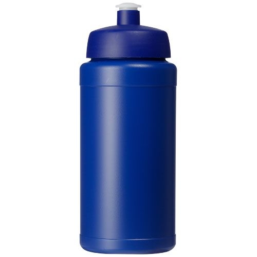 PF210444-5Baseline Recycelte Sportflasche_ 500 ml_ blau_blau