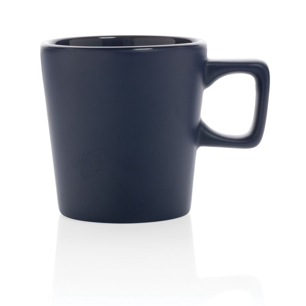 XDP434.05-5Moderne Keramik Kaffeetasse_ 300ml_ navy blau
