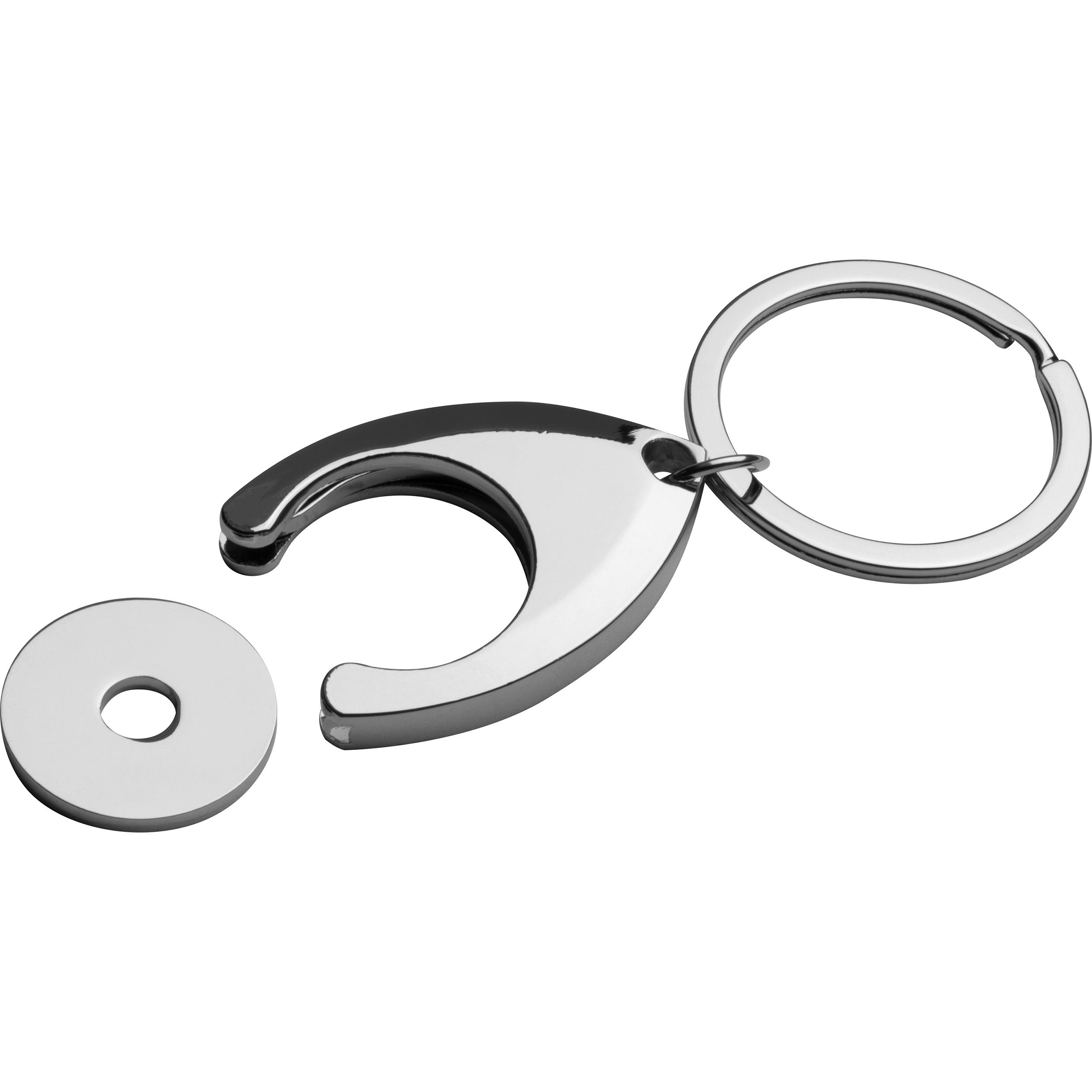 MA97882-07Metall Schluesselanhaenger mit Einkaufschip TERRENCE_ silbergrau