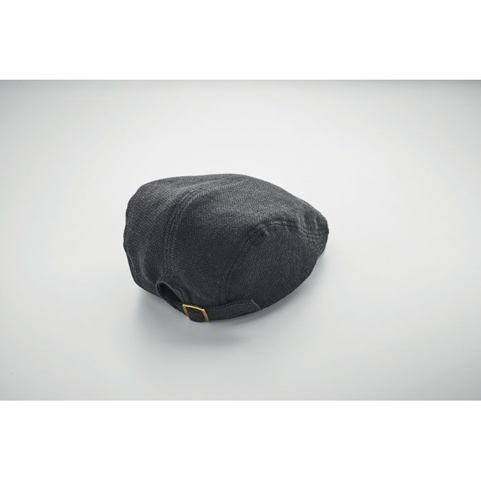 MO2966-03Blind Peak Newsboy-Kappe 335 g_m²_ schwarz