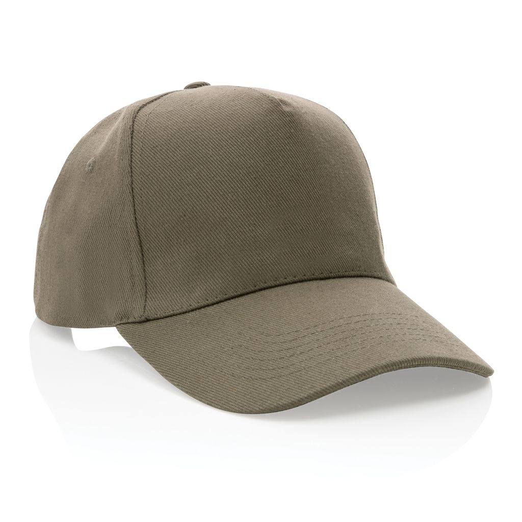 XDP453.31-7Impact 5 Panel Kappe aus 280gr rCotton mit AWARE™ Tracer_ gruen