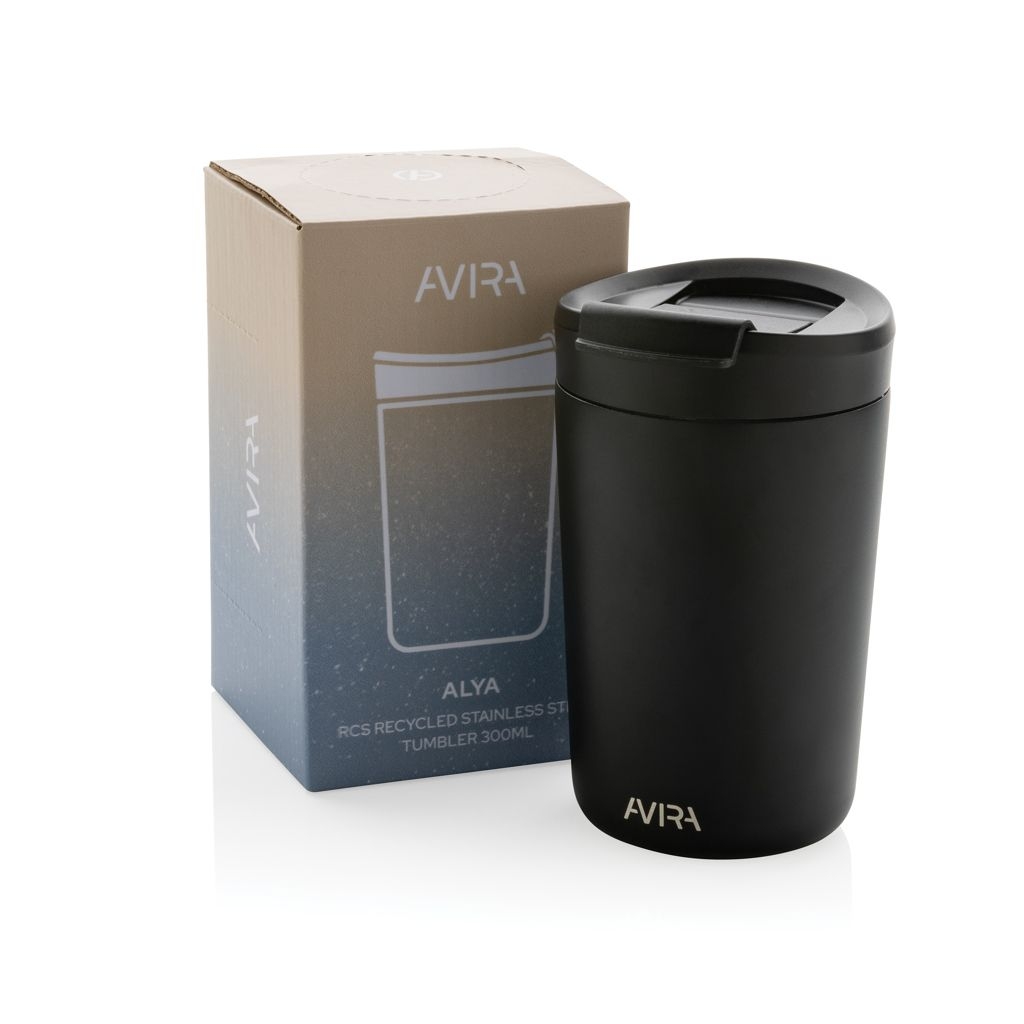 XDP438.02-1Avira Alya RCS recycelter Stainless-Steel Becher 300ml_ schwarz