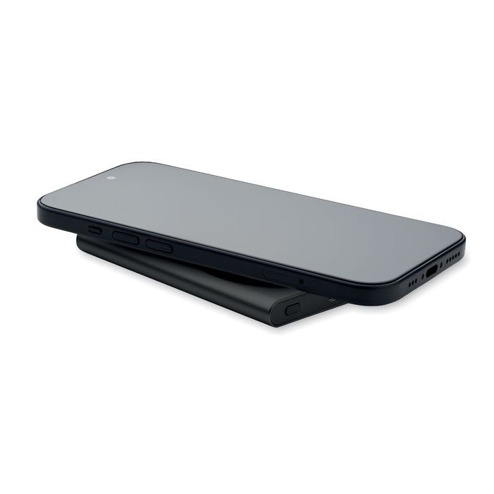 MO2442-03Pawtt Wireless charger power bank_ schwarz