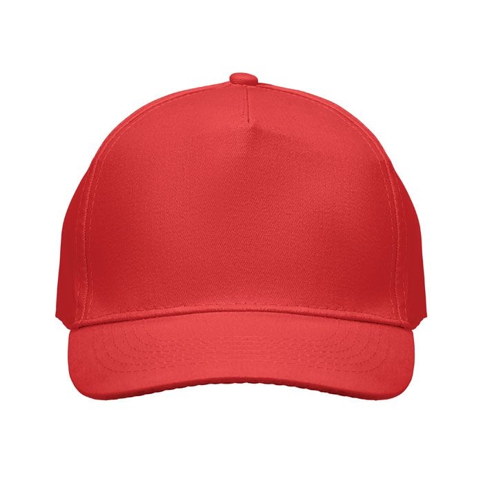 MO2345-05Sunny Baseball cap 5 panels 180gr_ rot