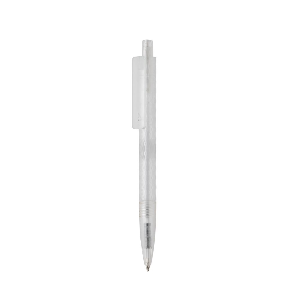 XDP611.33-03X3 Frosted-Pen aus GRS recyceltem PC_ weiss