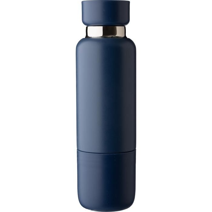 GI1103695-05Doppelwandige Flasche aus Edelstahl _500 ml_ Lieselotte_ blau