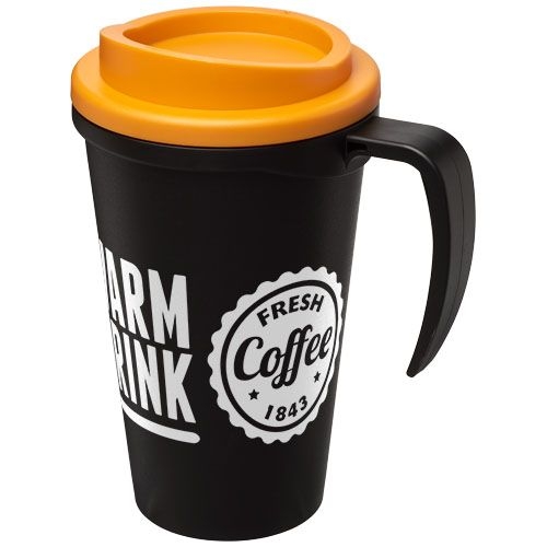 PF210004-18Americano® Grande 350 ml Isolierbecher_ schwarz_orange
