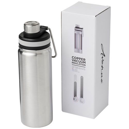 PF100644-4Gessi 590 ml Kupfer-Vakuum Isolierflasche_ silber