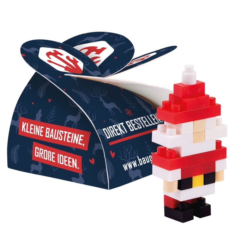 JG40006-1Kleines Praesent BRIXIES_ Klemmbausteine_ Weihnachtsmann