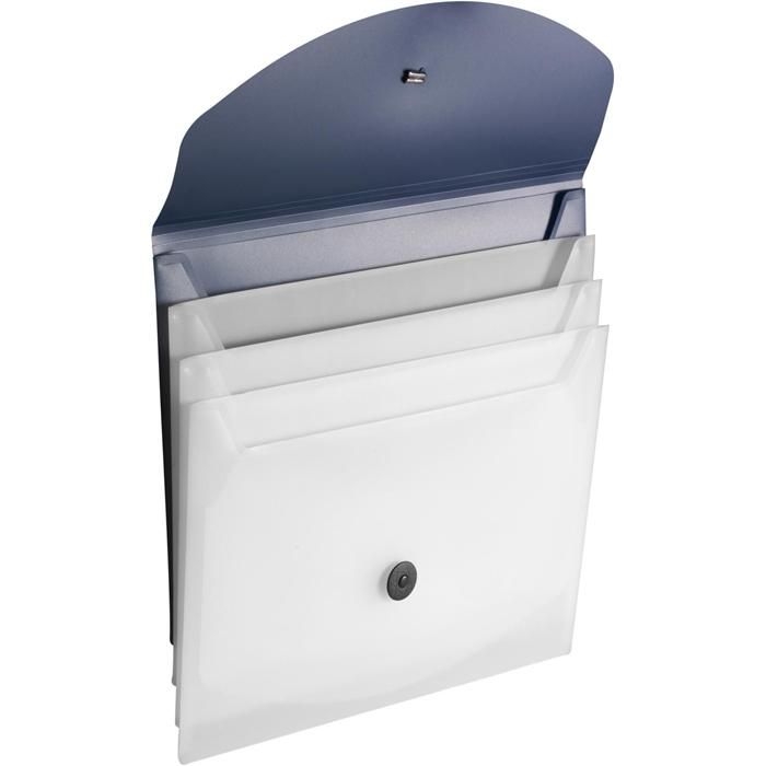 GI8592-18Dokumentenmappe aus Kunststoff Louise_ hellblau