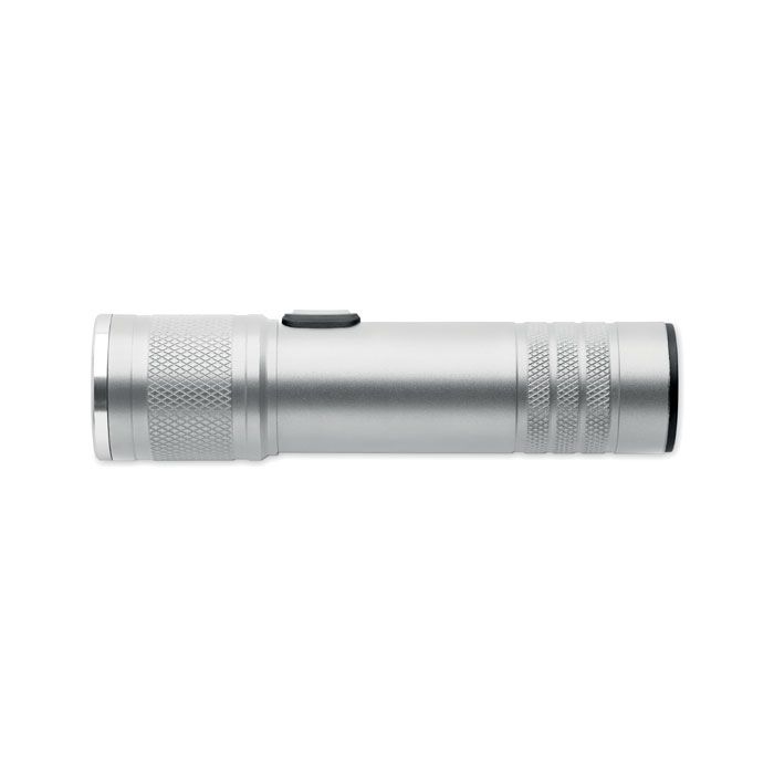 MO2724-16Flashra Wiederaufladbare Taschenlampe_ mattsilber