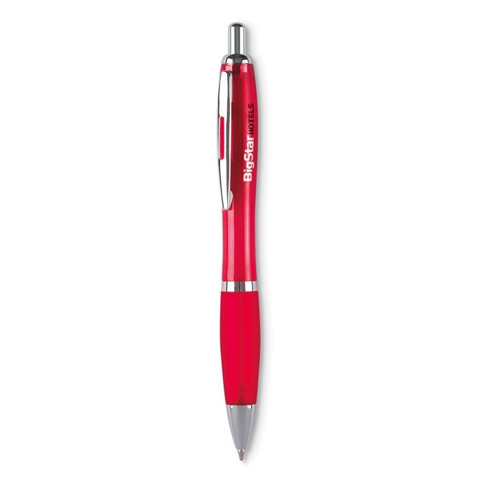 KC3314-25Riocolour Rio Colour Kugelschreiber_ transparent rot