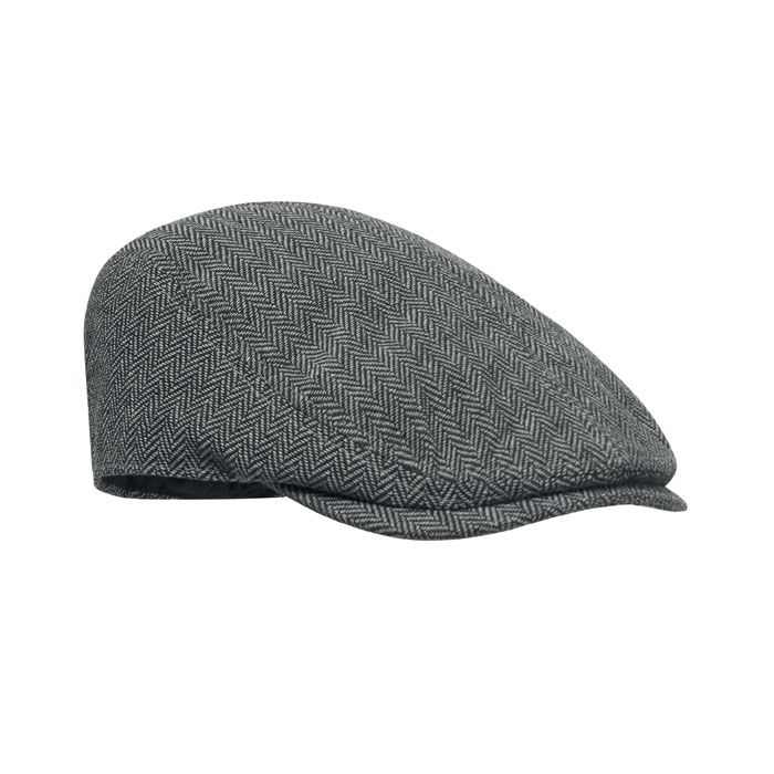 MO2966-07Blind Peak Newsboy-Kappe 335 g_m²_ grau