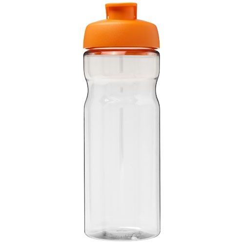 PF210436-11H2O Active® Base Tritan™ 650 ml Sportflasche mit Klappdeckel_ transparent klar_orange