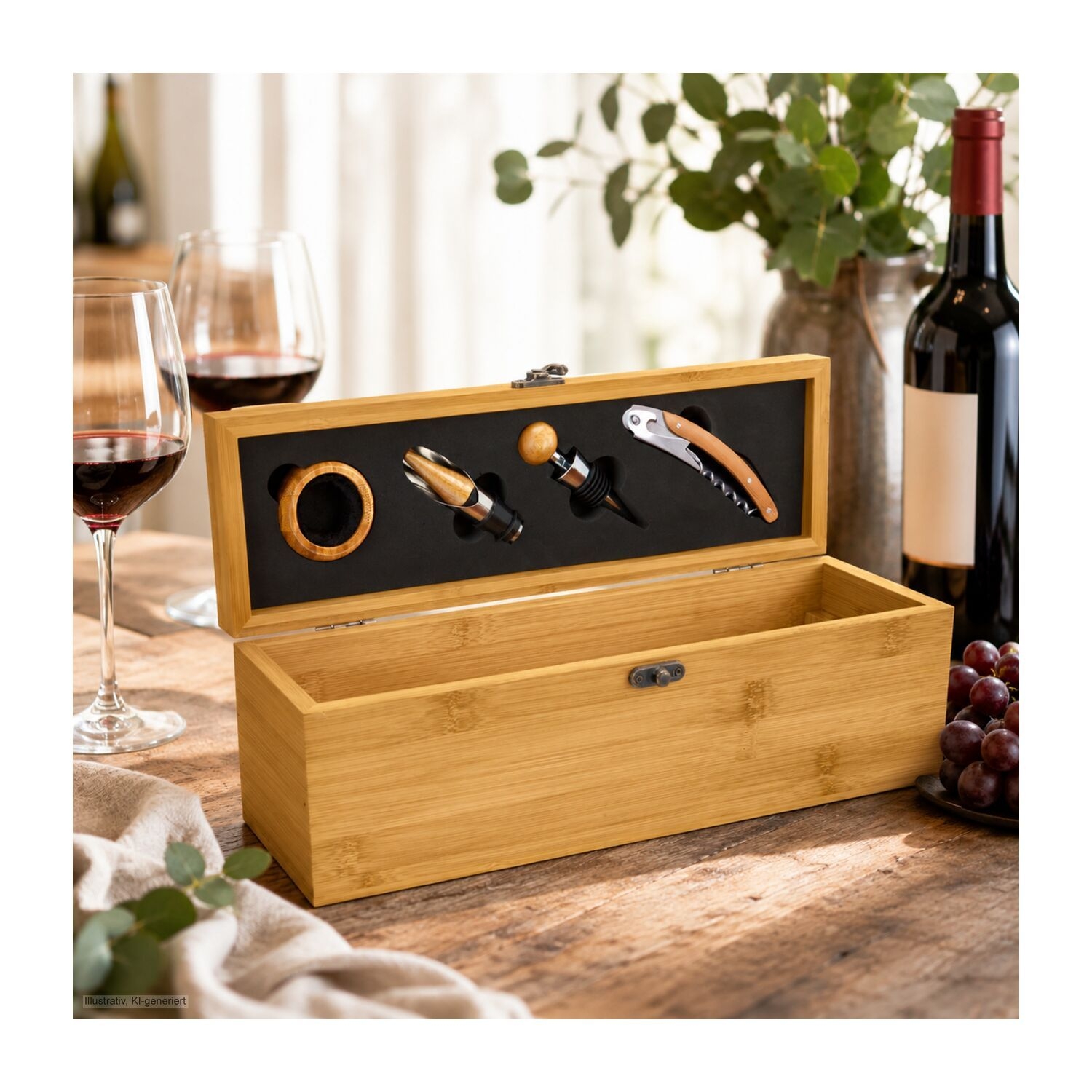 RP1330Wein in Bambuskiste