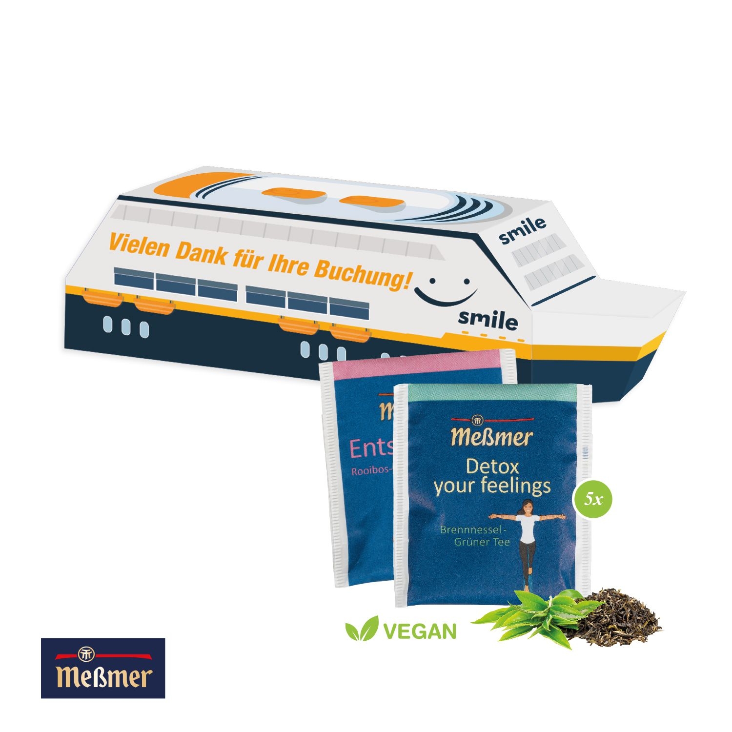 CD91731-013D Praesent Schiff mit Messmer_ Messmer Tee