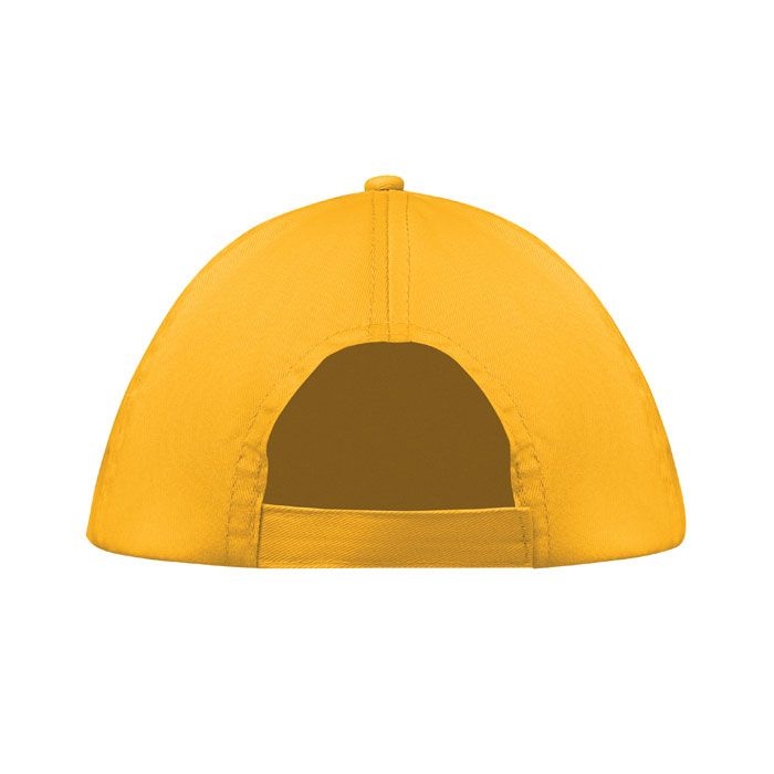MO1447-08Buzz Baseball cap 5 panels 160g_m²_ gelb