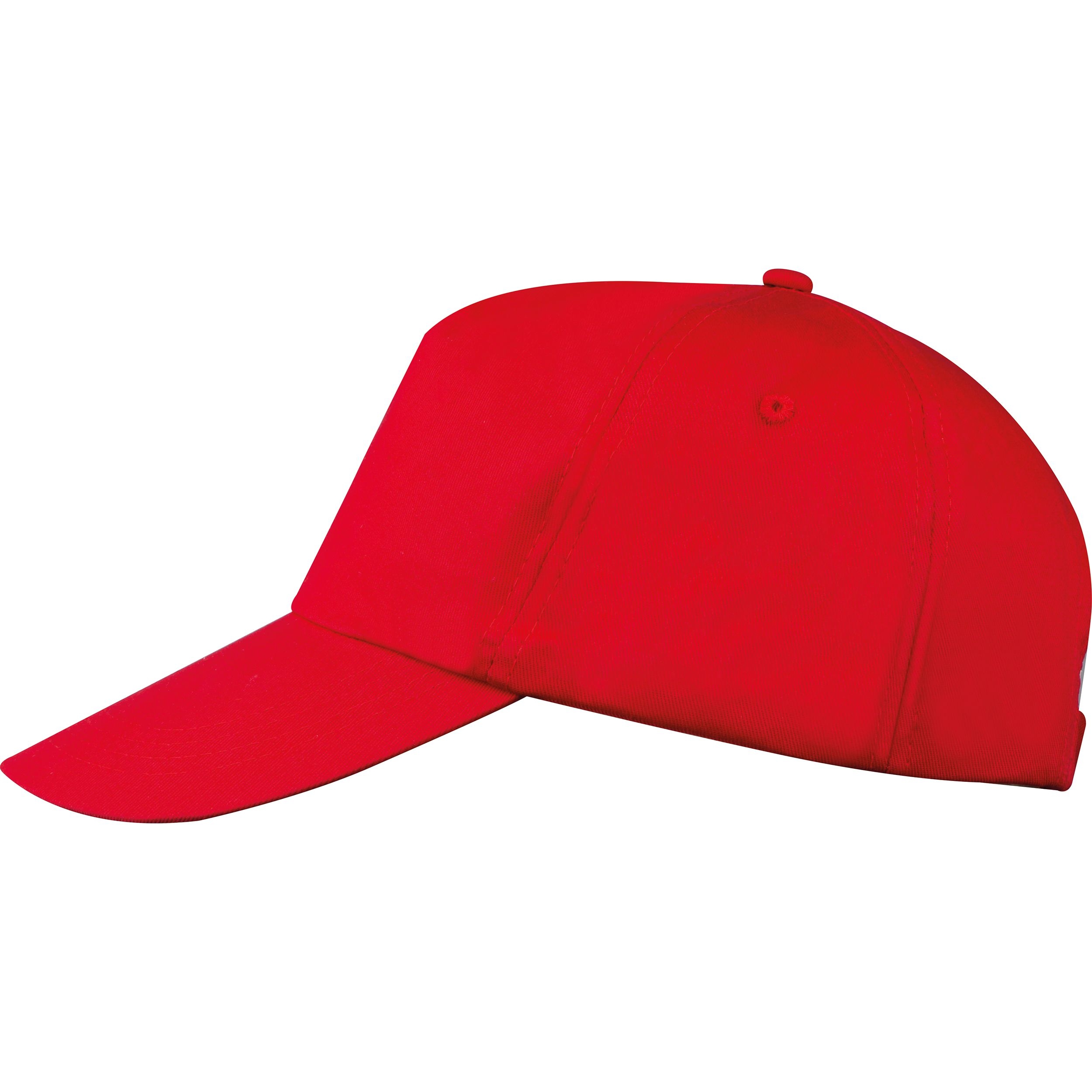 MA52466-055 Panel Baumwoll-Baseball-Cap MEGAN_ rot