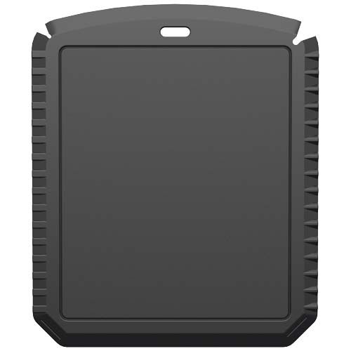 PF220502-7Thrym rechteckiger Eiskratzer aus recyceltem Kunststoff_ schwarz