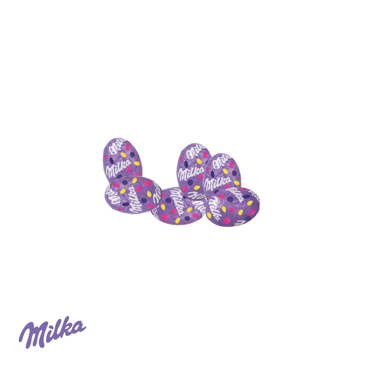 CD94537-01Schoko-Eier 6er mit Milka Schokolade_ Milka Alpenmilch-Eier