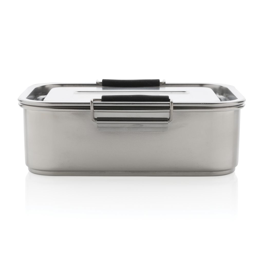 XDP269.08-2Auslaufsichere Lunchbox aus RCS recyceltem Stainless Steel_ silber