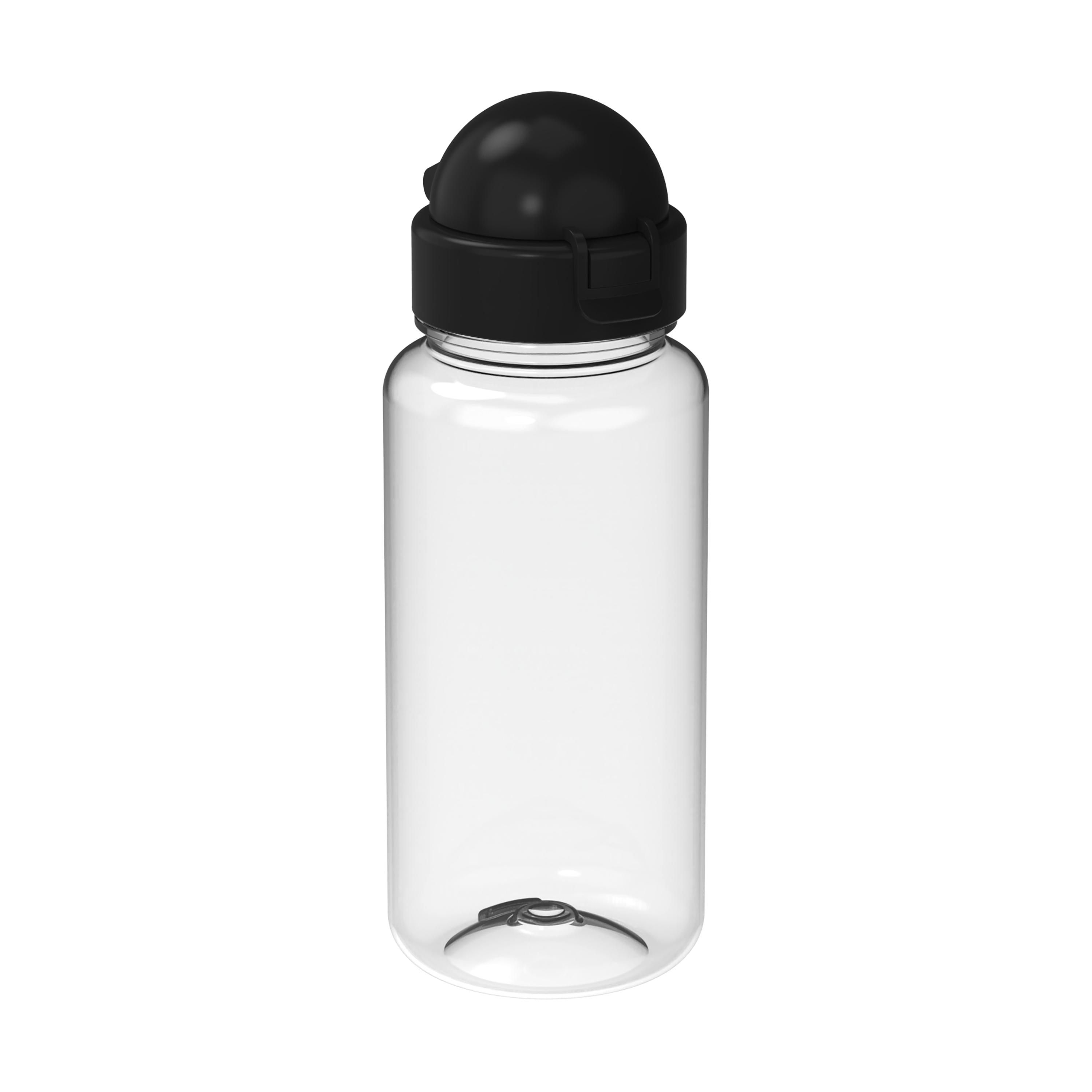 EL02153-2Trinkflasche _Junior_ 400 ml_ transparent_ schwarz