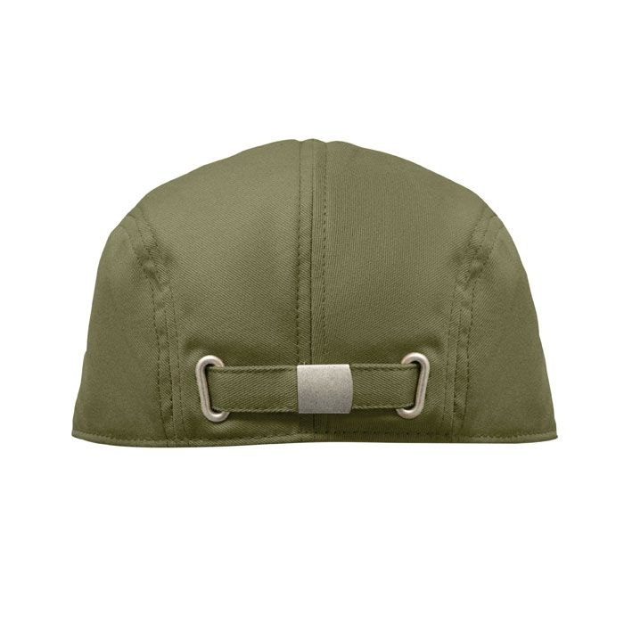 MO2850-49Flat Peak Newsboy-Kappe 235 g_m²_ armeegruen