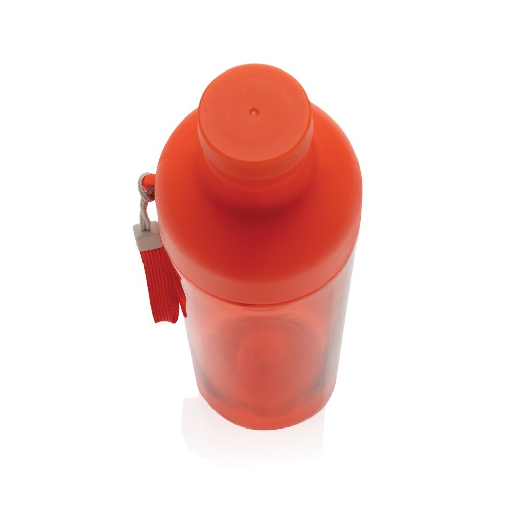 XDP437_01-4Impact auslaufsichere Wasserflasche aus RCS recyc. PET 600ml_ rot