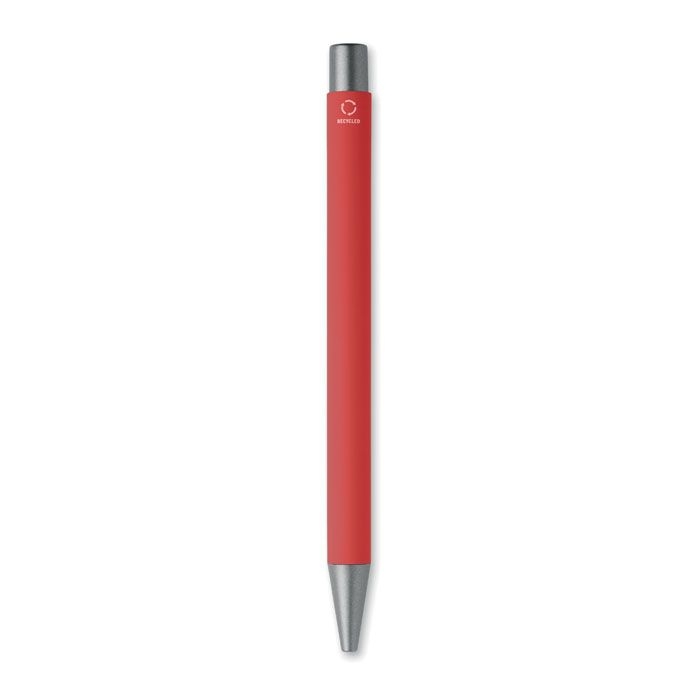 MO3222-05Nali Druckkugelschreiber recy. Alu_ rot