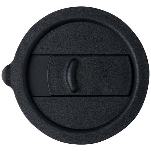 PF100808-4Java 330 ml Keramikbecher mit Silikonhuelle und Kunststoffdeckel_ schwarz