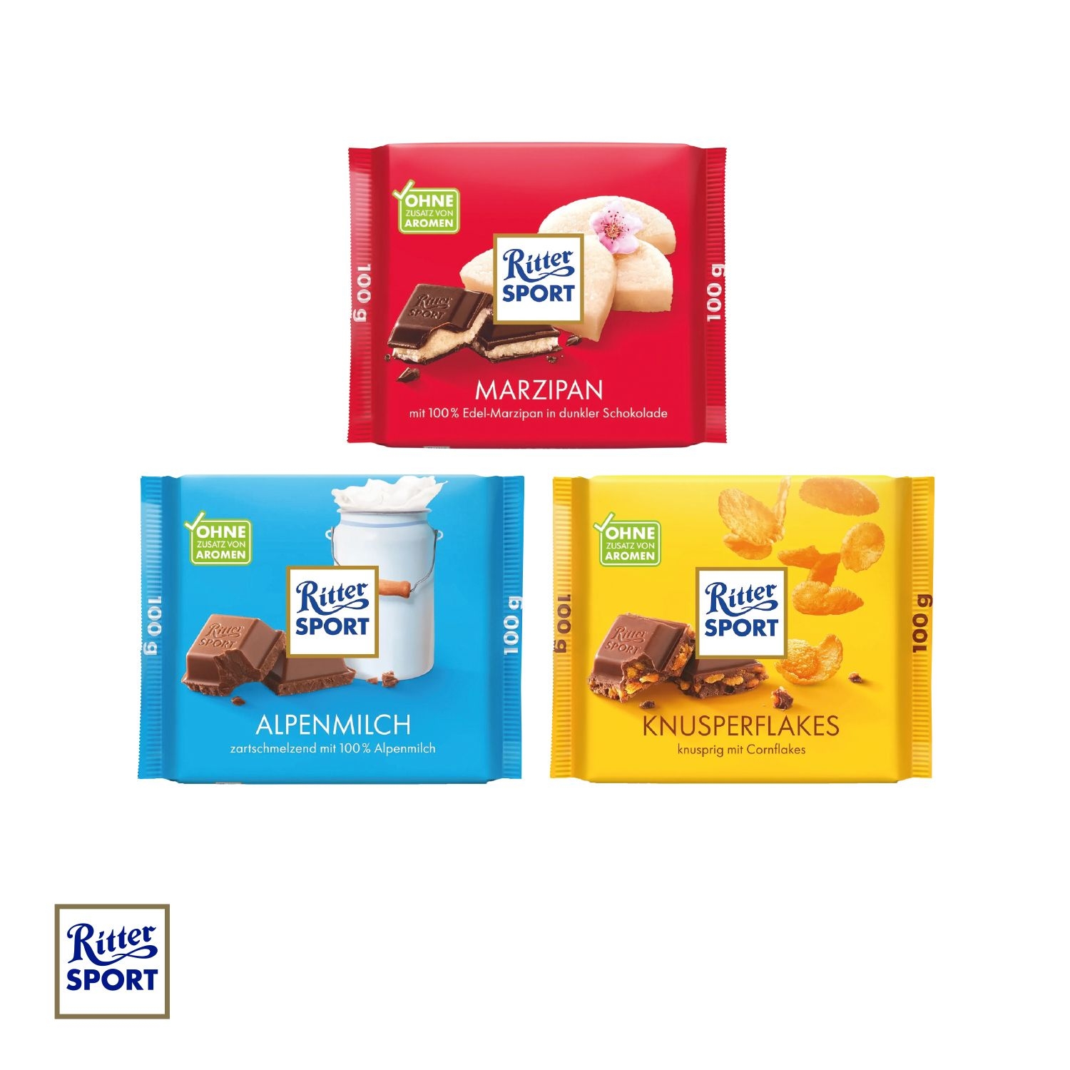 CD94617-03Schokotafel Ritter SPORT Osterhase_ Marzipan