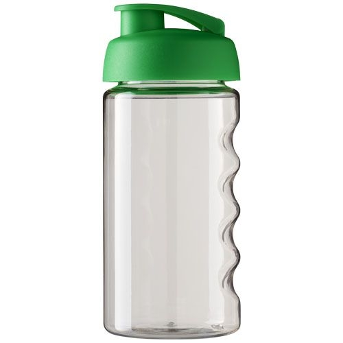PF210050-7H2O Active® Bop 500 ml Sportflasche mit Klappdeckel_ transparent_gruen