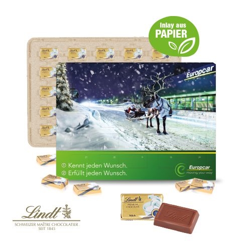 CD55330Wand-Adventskalender Lindt _Select Edition_ Inlay aus Papier