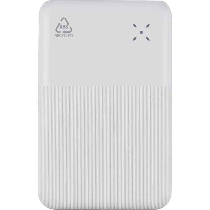 GI1298469-02Recycelte ABS-Powerbank Rayen_ weiss