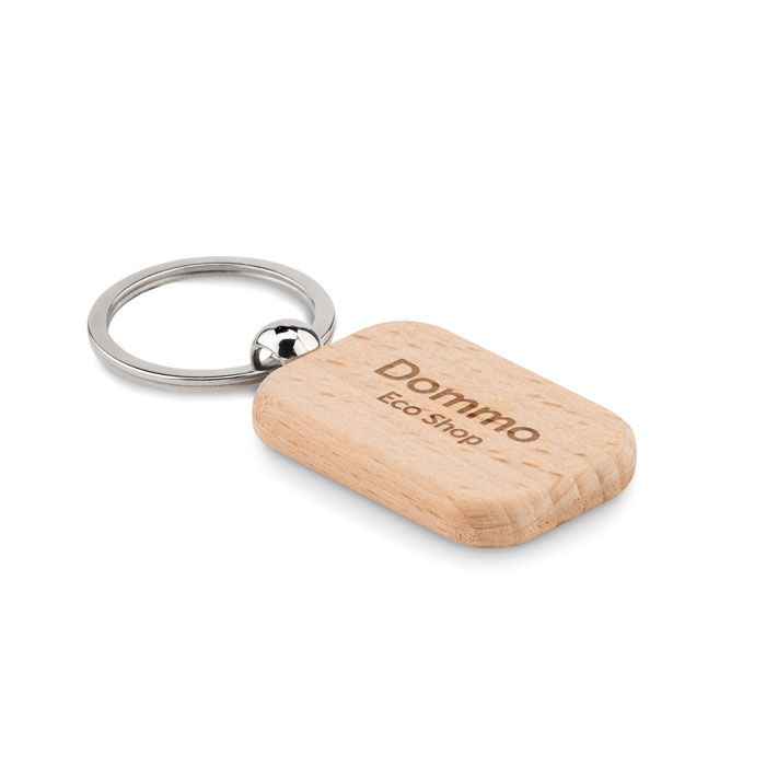 MO9774-40Poty Wood Schluesselring Holz_ eckig_ holz
