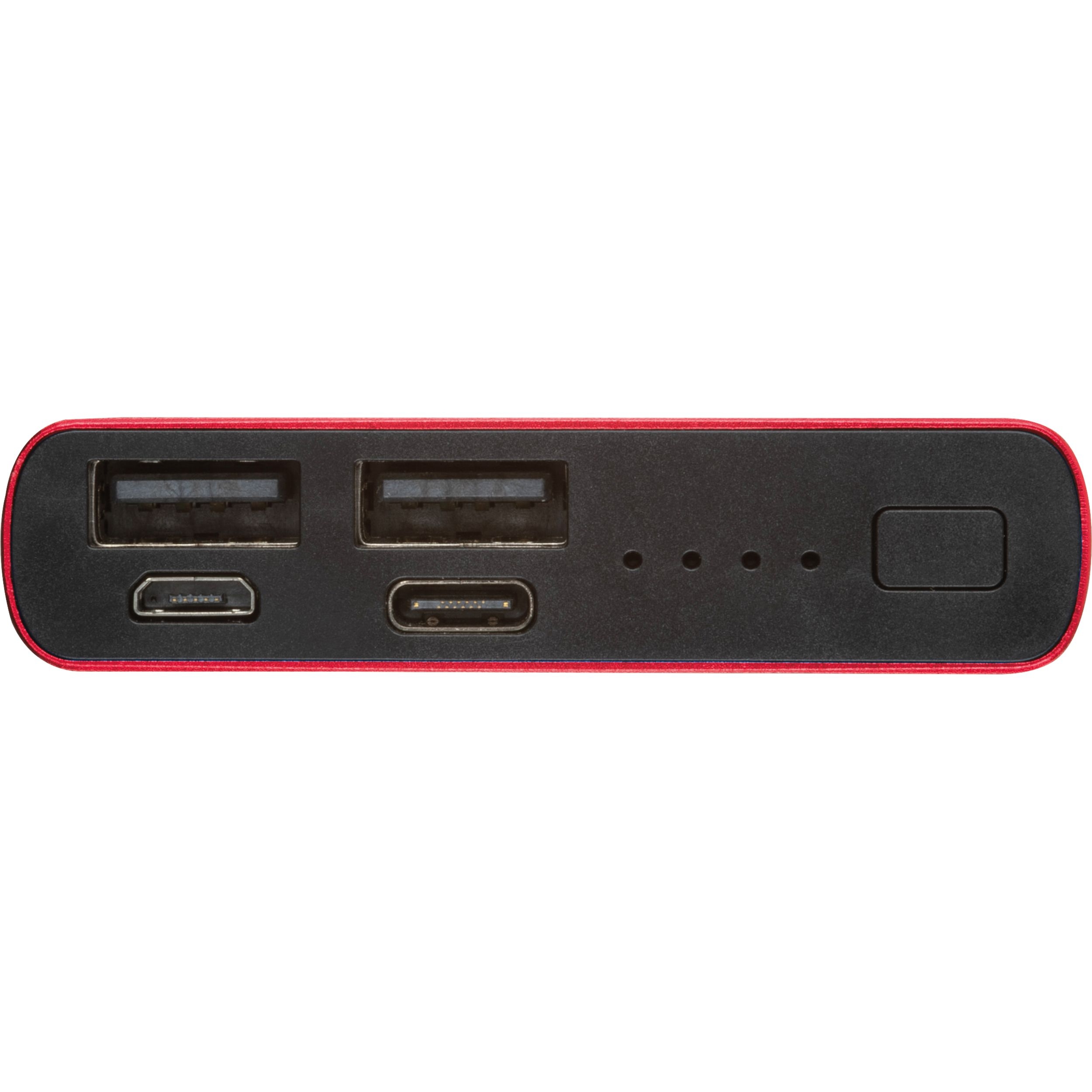 MA34503-05Powerbank aus recyceltem Aluminium 10.000 mAh GIORGIA_ rot