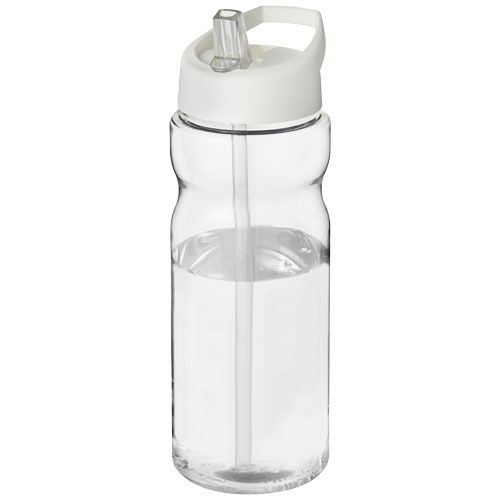 PF210049-8H2O Active® Base 650 ml Sportflasche mit Ausgussdeckel_ transparent_weiss