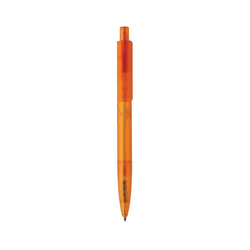XDP611.33-08X3 Frosted-Pen aus GRS recyceltem PC_ orange