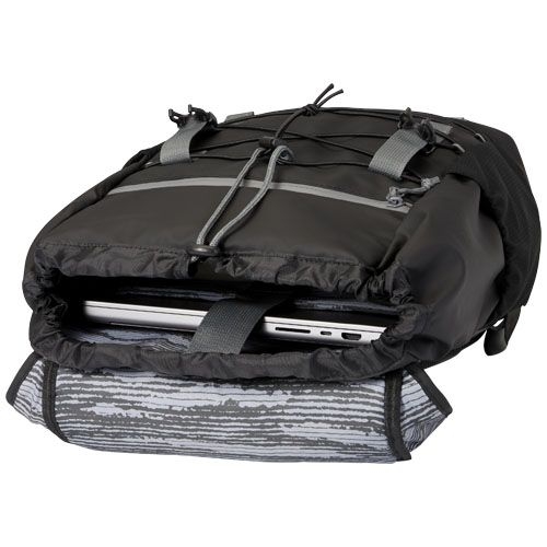PF130044-1Aqua 15_6_ GRS recycelter wasserabweisender Laptop-Rucksack 23 L_ schwarz