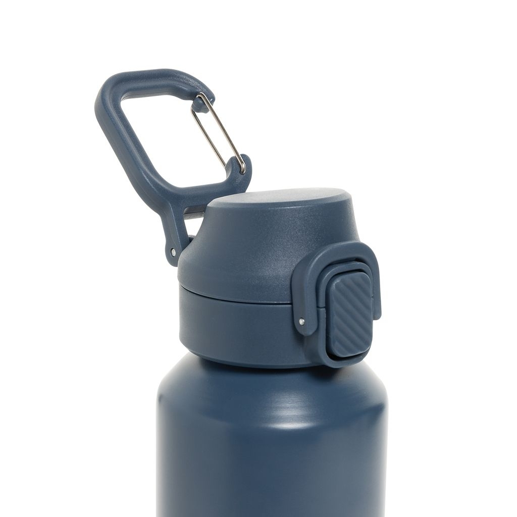 XDP437.50-25Via RCS Re-Steel Sportflasche mit Verschluss_ 600ml_ navy blau