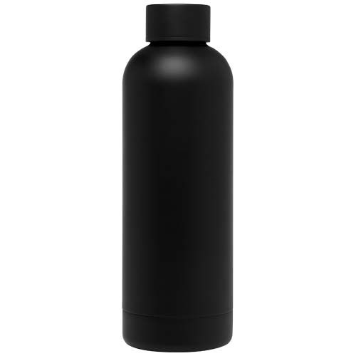 PF100798-5Spring 500 ml RCS-zertifizierte Kupfer-Vakuum Isolierflasche aus recyceltem Edelstahl_ schwarz